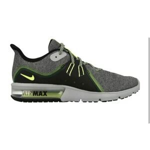 NIKE Air Max Sequent 3 'Cool Grey Volt' Running Shoes Size 10